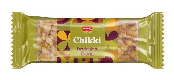 Dryfruit Elaichi Chikki Bar (1 pc)